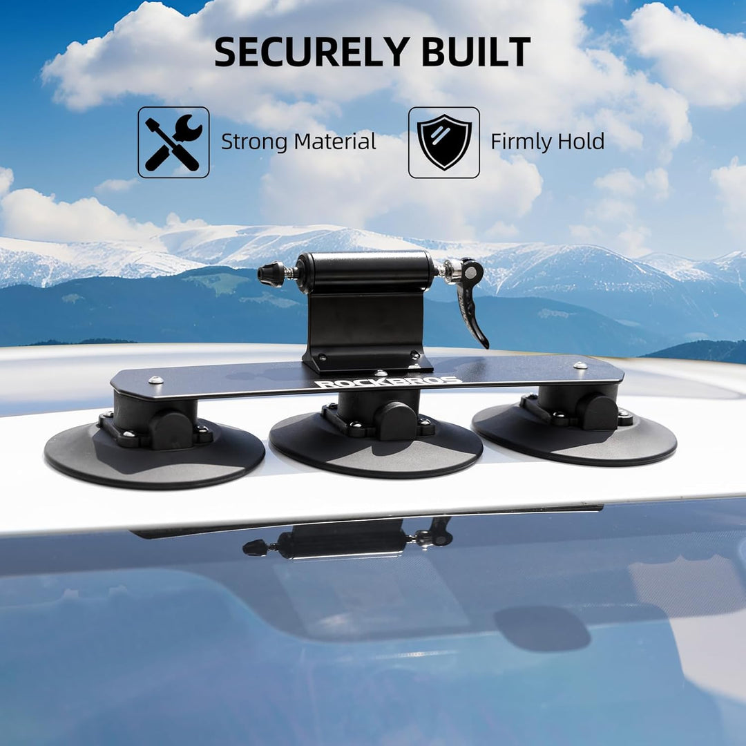 Portabicicleta con ventosa