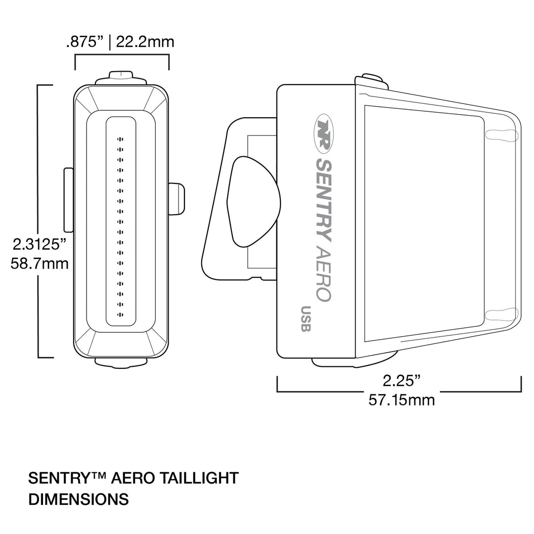 Luz trasera Sentry Aero 260