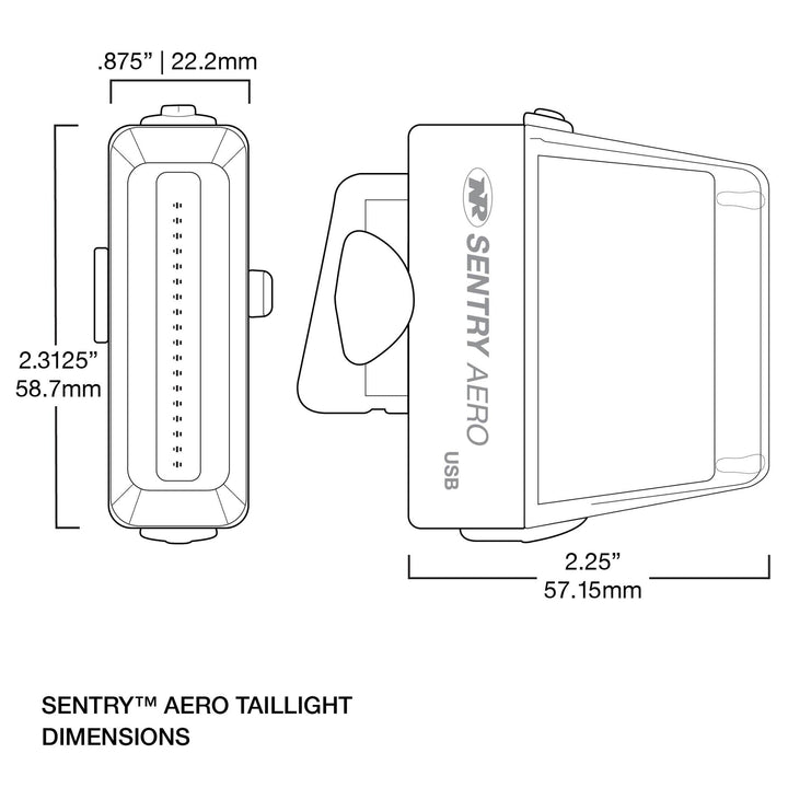 Luz trasera Sentry Aero 260
