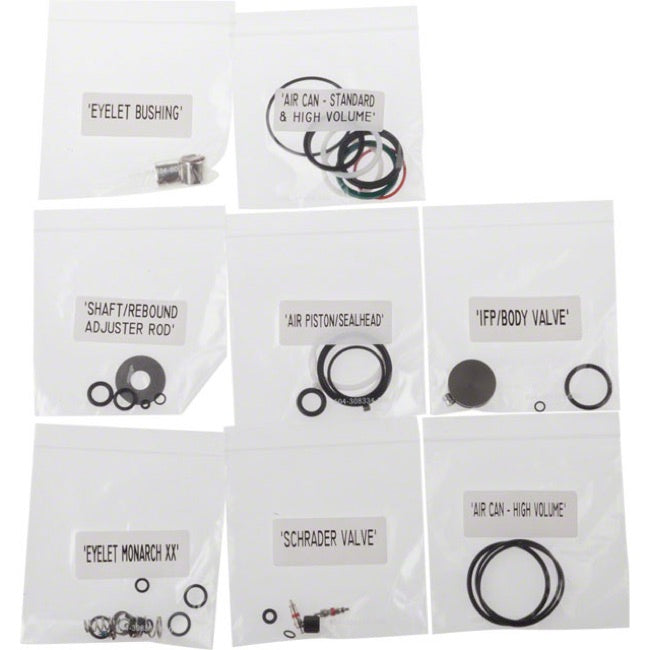 Kit de servicio Completo para amortiguadores traseros