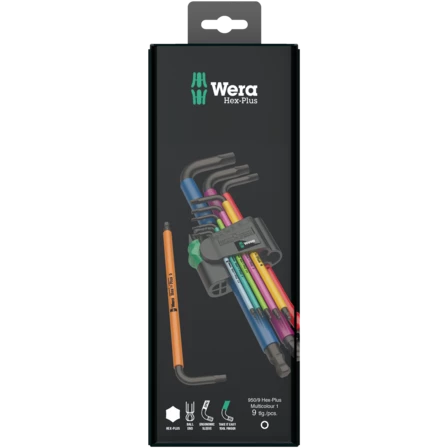 Juego de llaves L Hex-Plus multicolor 1 SB 950/9