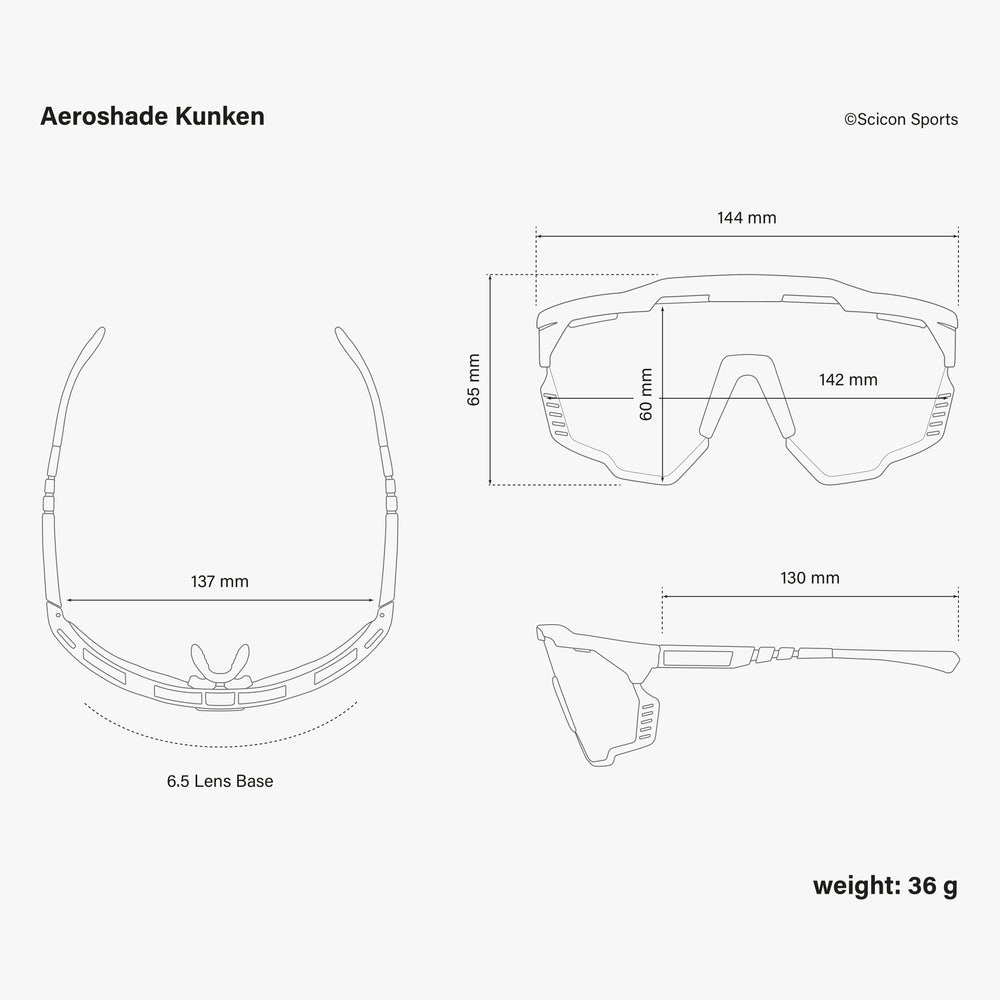 Lentes Aeroshade Kunken fotocrómatico