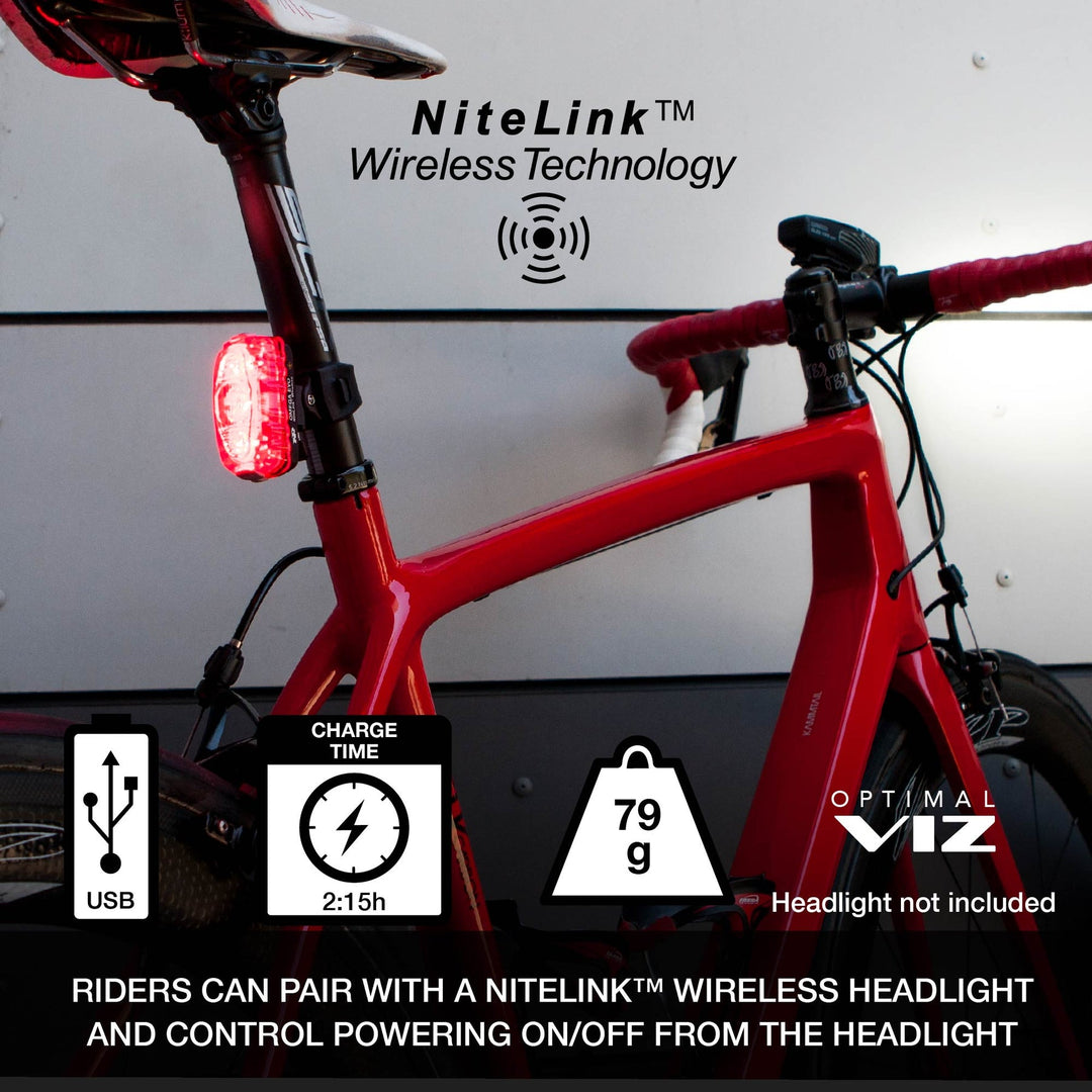 Luz trasera Omega 330 EVO con NiteLink