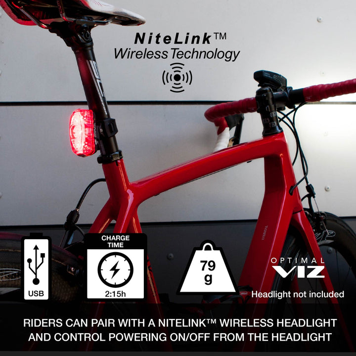 Luz trasera Omega 330 EVO con NiteLink