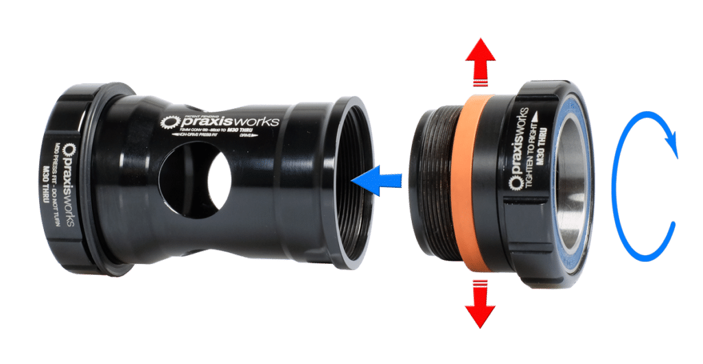 Taza de centro M30-BB30/PF30 68 mm Ruta