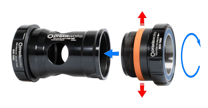 Taza de centro M30-BB30/PF30 68 mm Ruta