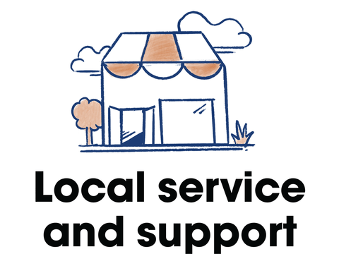 Local service and support