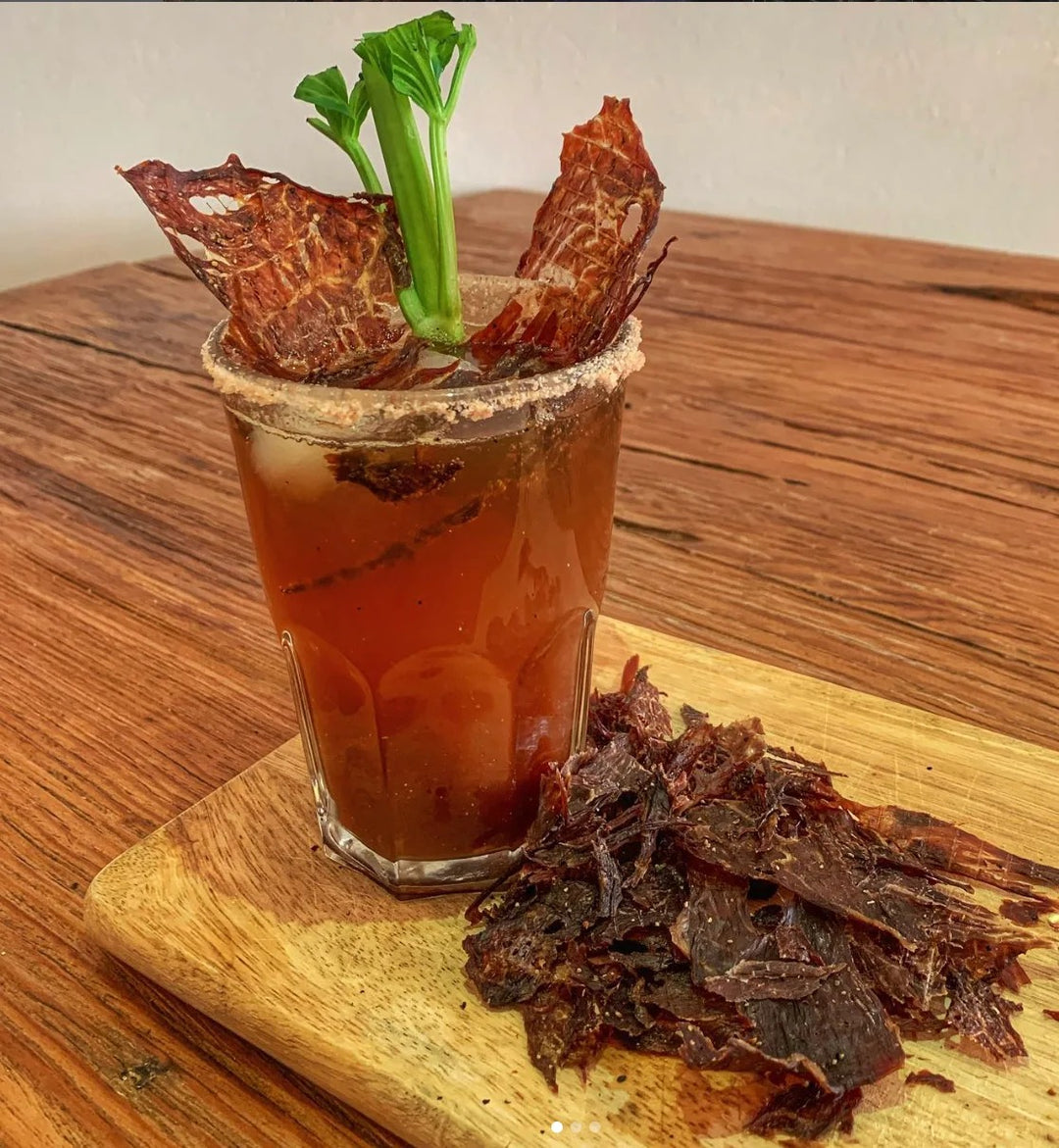 Carne seca de Res a la Leña