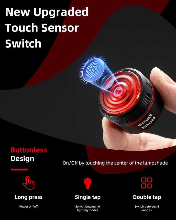 Luz trasera con sensor de freno y conexión USB-C