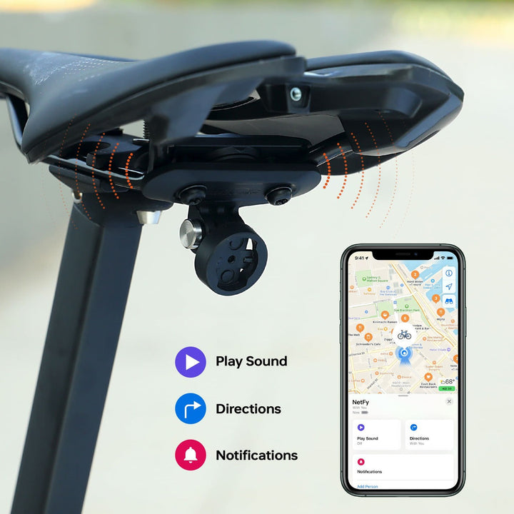 Rastreador con montaje en sillín Nefty