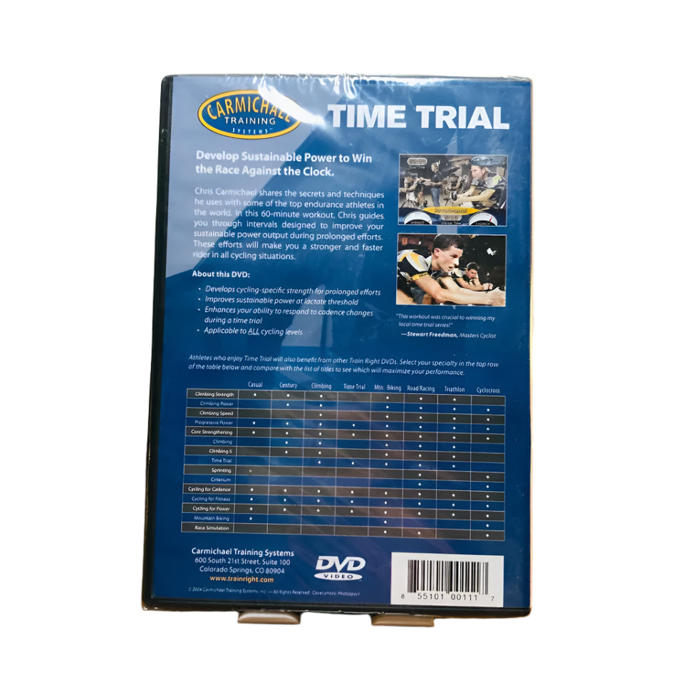 DVD Video Carmichael Time Trial DVD CTS Time Trial